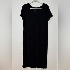 Storq Maternity Black Short Sleeve Dress